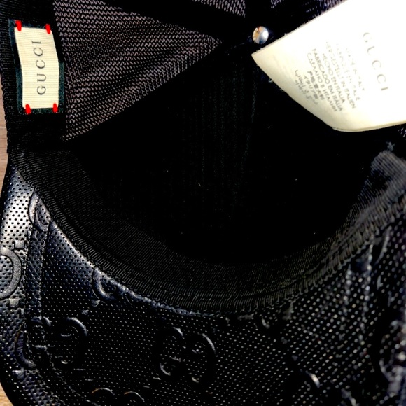 Gucci leather hat - Picture 3 of 5